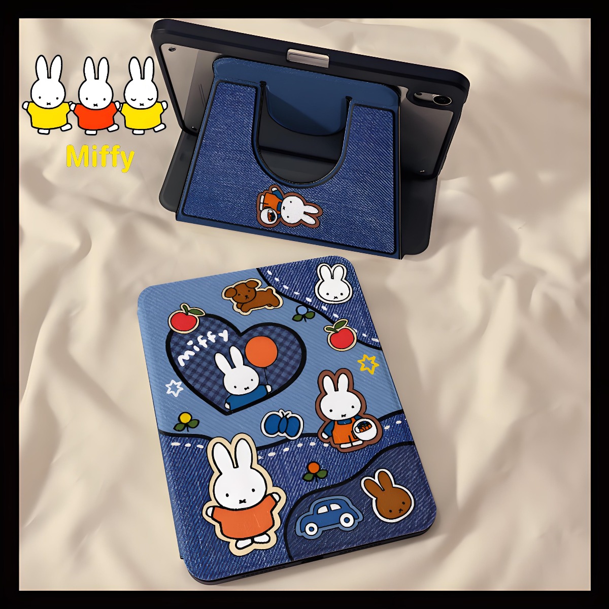 Fire Tablet Accessories - Etui na tablet Kawaii Miffy Rabbit