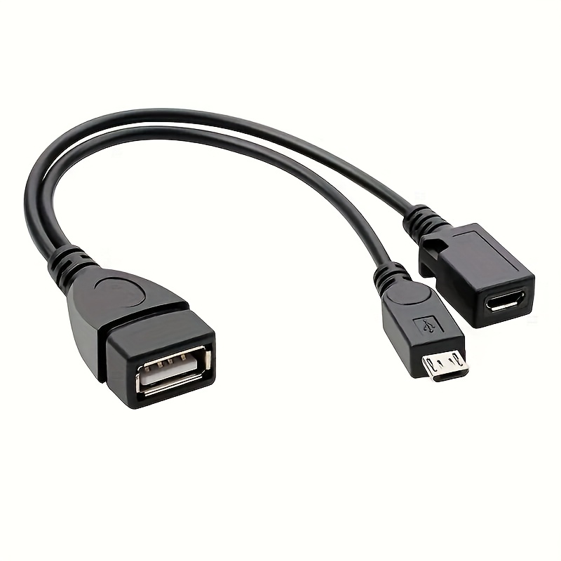Fire Tablet Accessories - Adapter rozdzielacza USB OTG na Micro