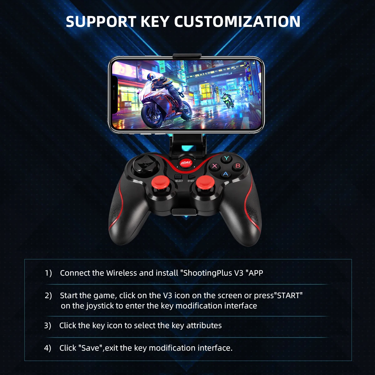 GAMINJA Bezprzewodowy kontrole – Tablet Gaming Accessories recenzja i cena