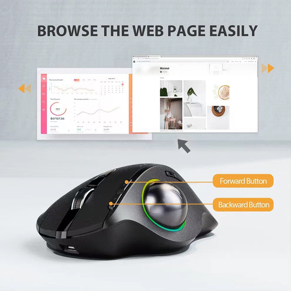 Akumulatorowa mysz trackball b – Accessories For Tablet Users recenzja i cena