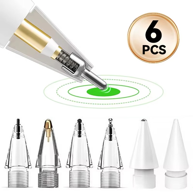 6 szt. Zamienne Końcówki do Ap – Tablet Stylus Accessories recenzja i cena
